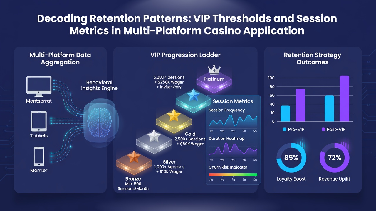 Sitzungsmetriken und VIP-Entwicklung in Casino-Apps