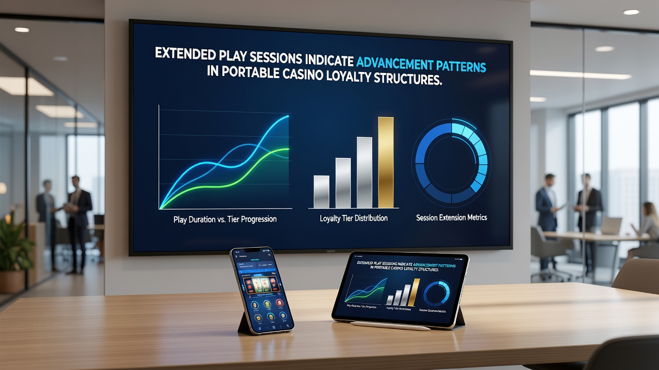 Datenvisualisierung von Spielsession-Längen und VIP-Aufstiegsraten in mobilen Casinos