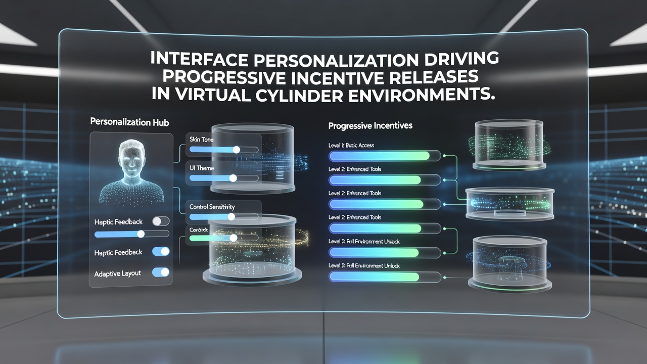 Darstellung eines adaptiven Walzensystems mit personalisierten Fortschrittsanzeigen und Incentive-Elementen