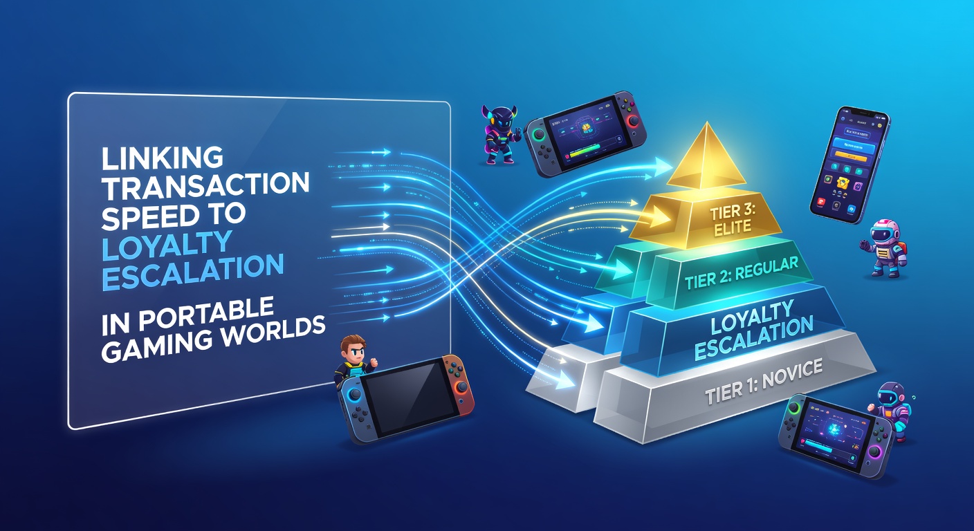 Mobile Gaming-Schnittstelle mit schneller Transaktionsanzeige und Treuepunkte-System